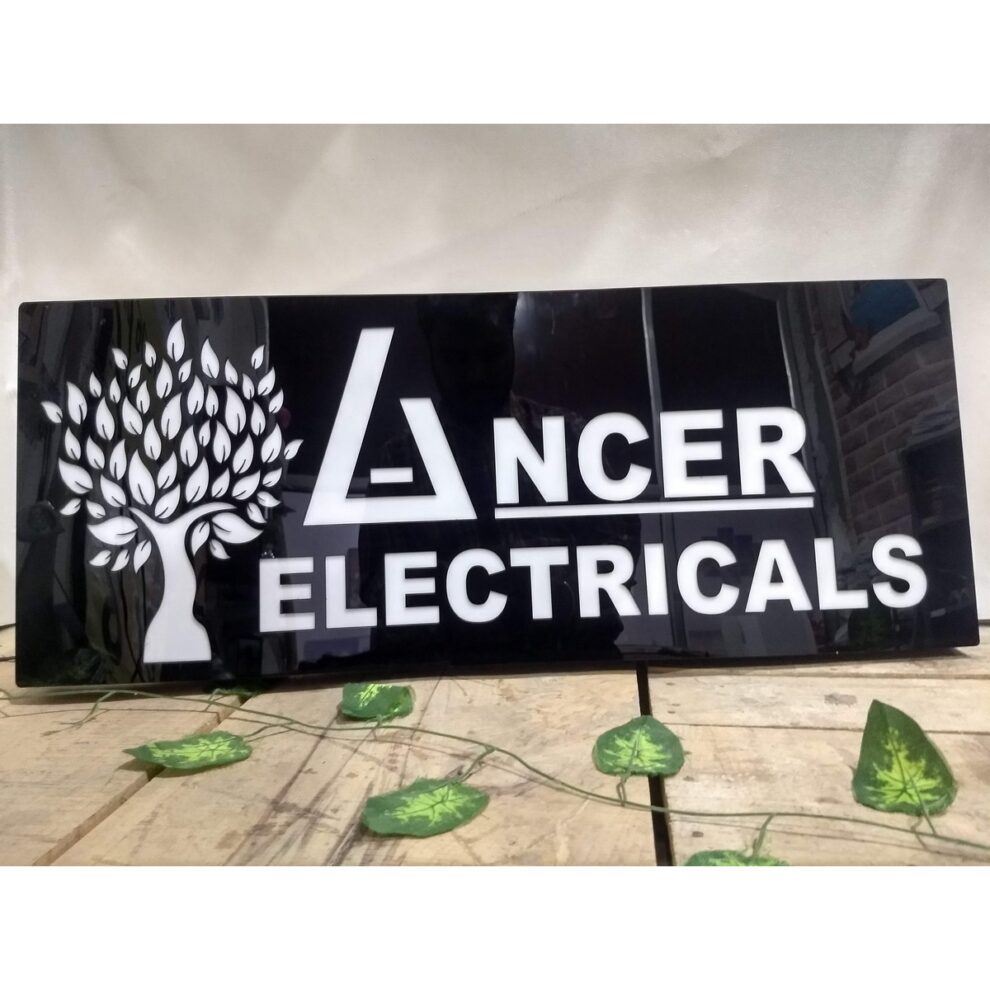 LED Acrylic Waterproof Nameplate Online Nameplate Shop