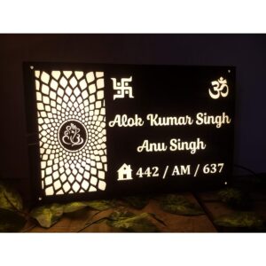 Customised LED Acrylic Nameplates