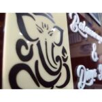 Ganesha Theme Acrylic name plate 3