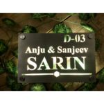 Vintage Stainless steel LED Nameplate