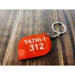 Wooden UV Printed Keychain for Hotel Industry 2