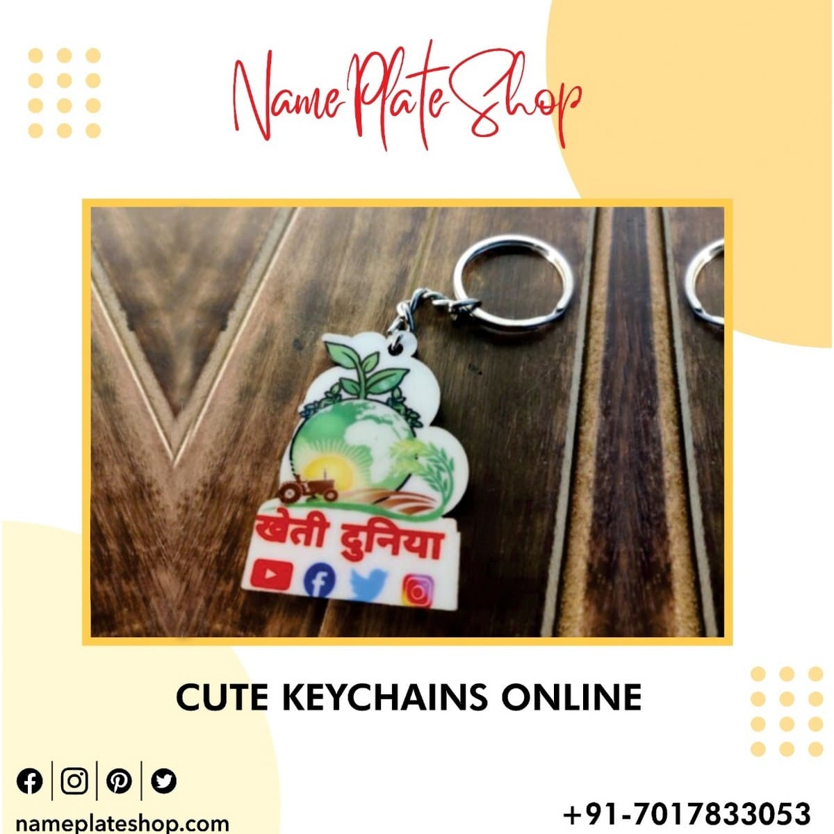 Acrylic Cute Keychains Online