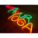 Acrylic Neon Sign For Yoga Clinic 3