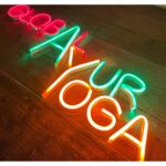 Acrylic Neon Sign For Yoga Clinic 4