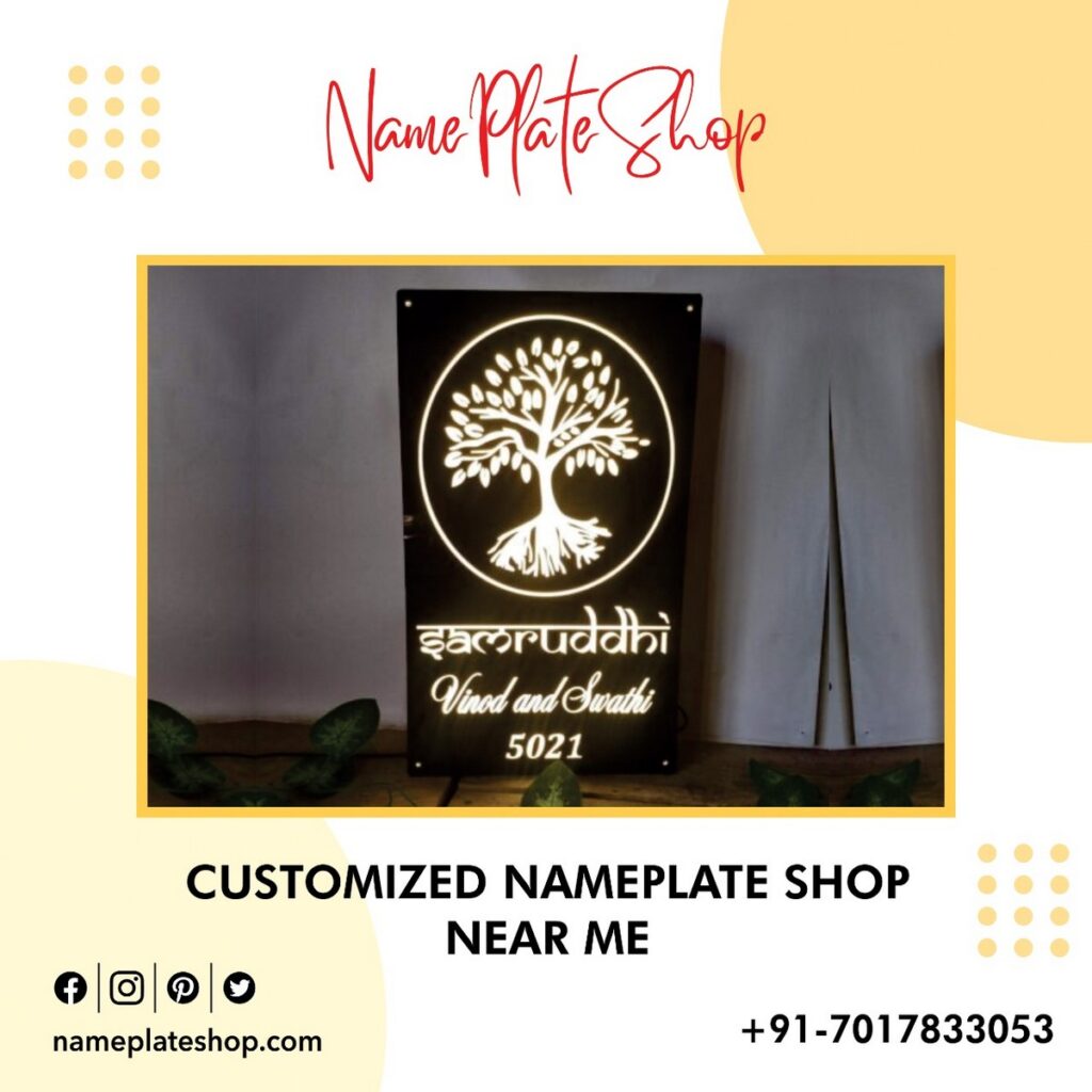 Best Customized nameplate Shop Available Near Me