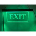 LED Laser Engraved Acrylic Exit Sign