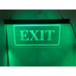 LED Laser Engraved Acrylic Exit Sign 2