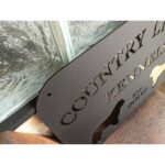Metal Nameplate For Country Living Kennels 2