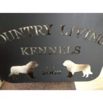 Metal Nameplate For Country Living Kennels 3