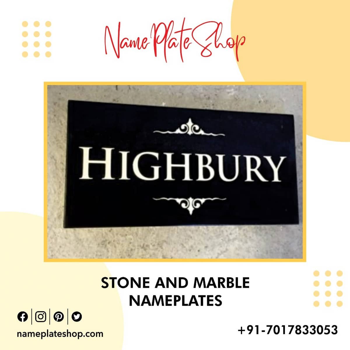 Stone and Marble nameplates