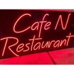 Cafe Restaurant Red Branded Neon Sign 4