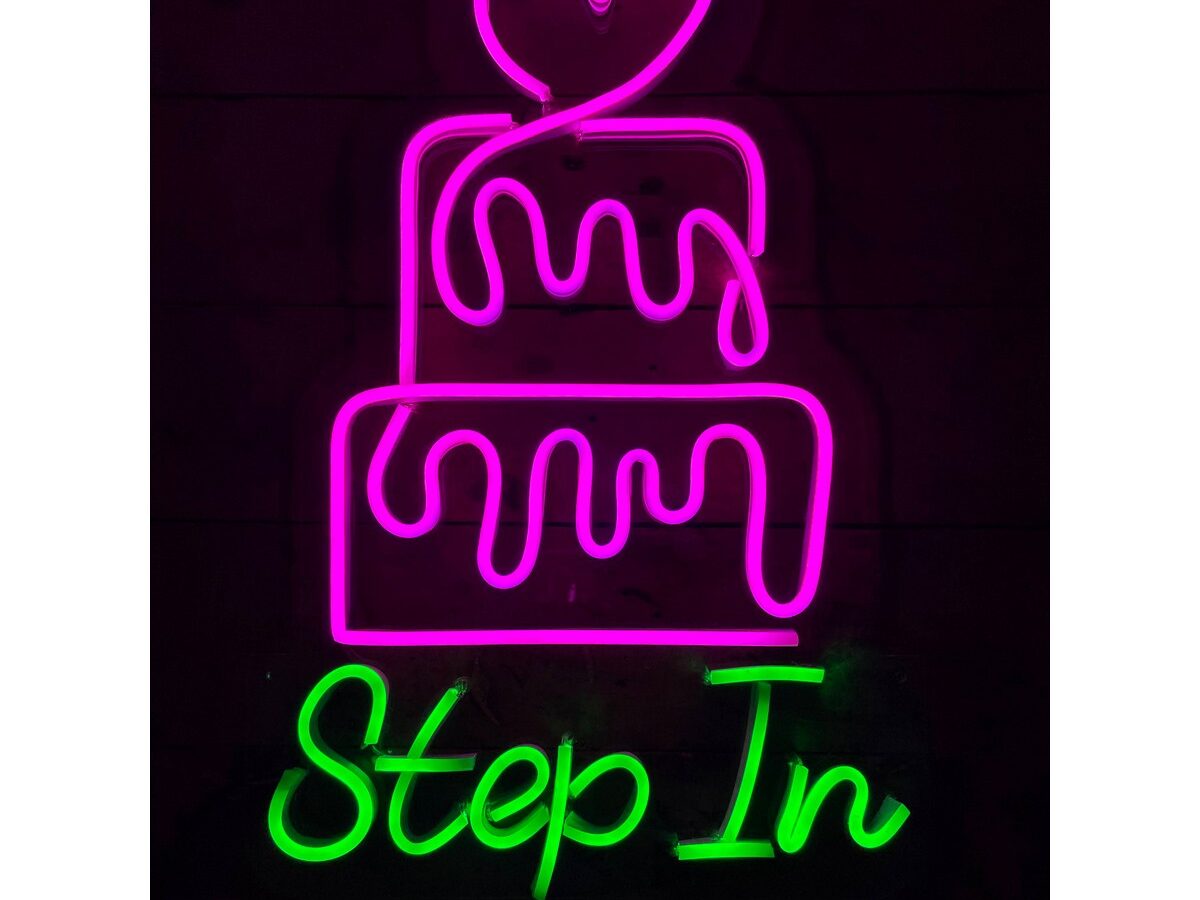 Cake Neon Sign – Canvas Freaks