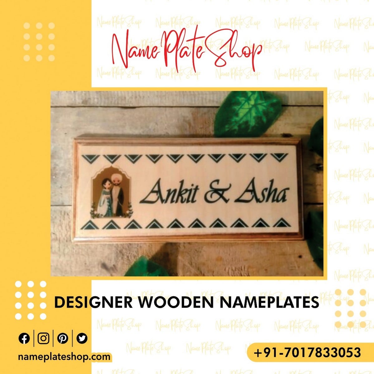 Designer Wooden Nameplates