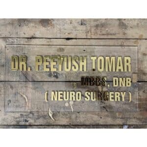 Doctors Acrylic Nameplate. 1