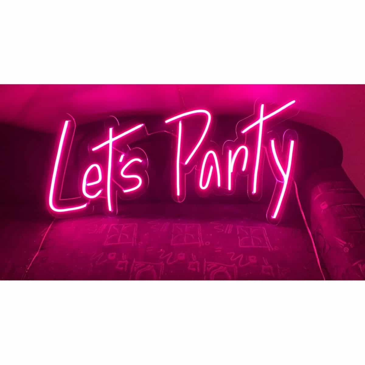 THE PARTY PLANET Custom Name Neon Sign Board Decorative All