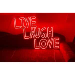 Live Laugh Love Neon Signboard