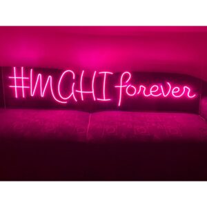 MGHI Forever Neon Sign Nameplate