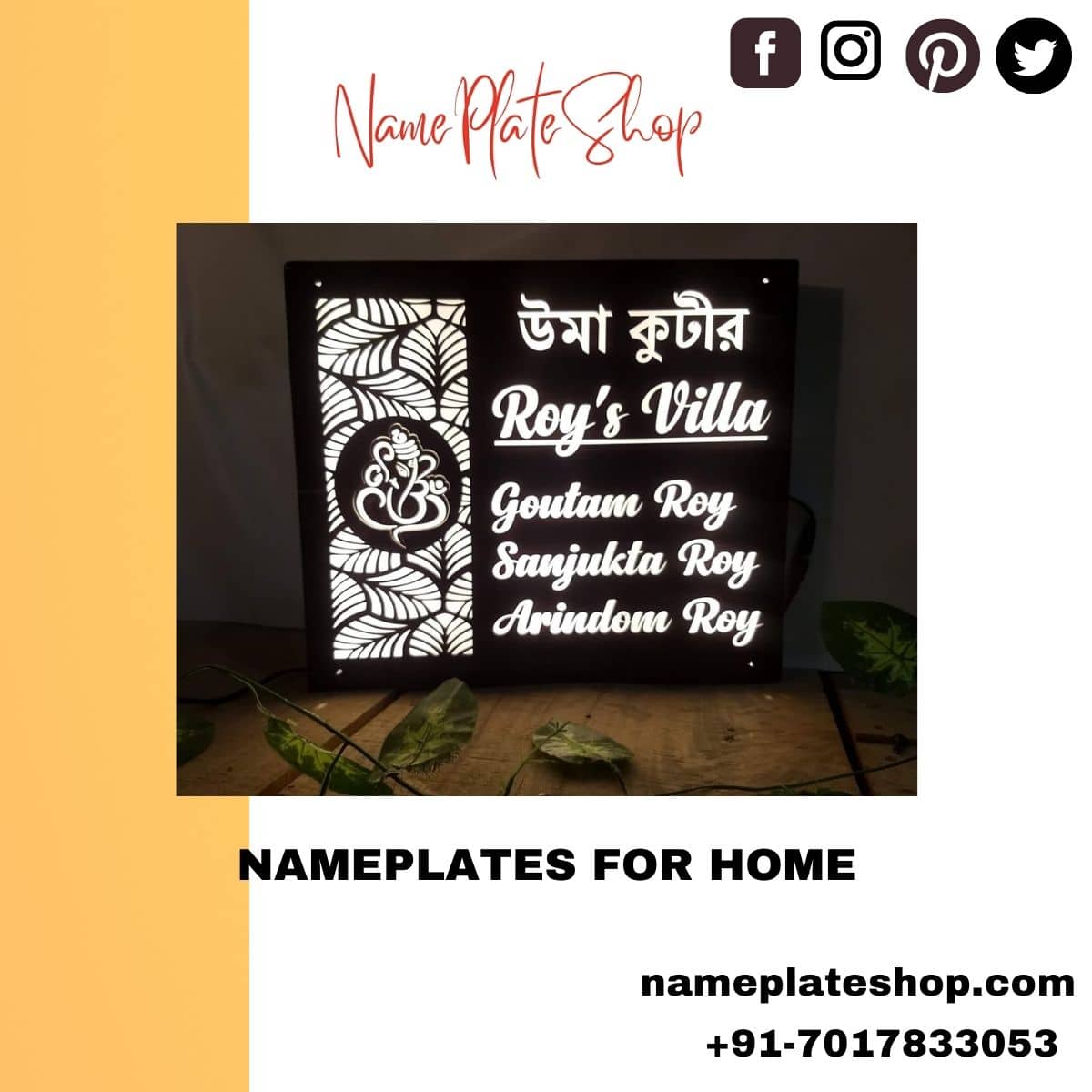 Nameplates for Houses