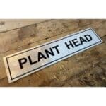 The show stealer metal texture acrylic name plate 2