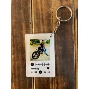 Get The Latest Spotify Design In A Keychain With Nameplateshop. 1
