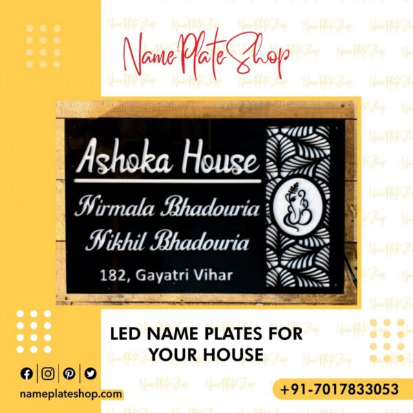 Led Name Plates For As First Introduction To Your House