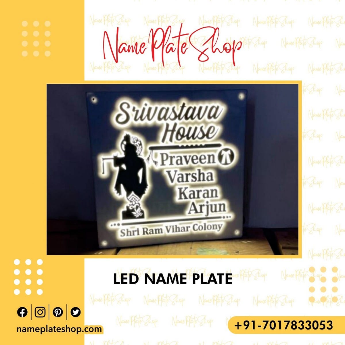 Led Name Plates The New Trend Of Name Plates On Nameplateshop