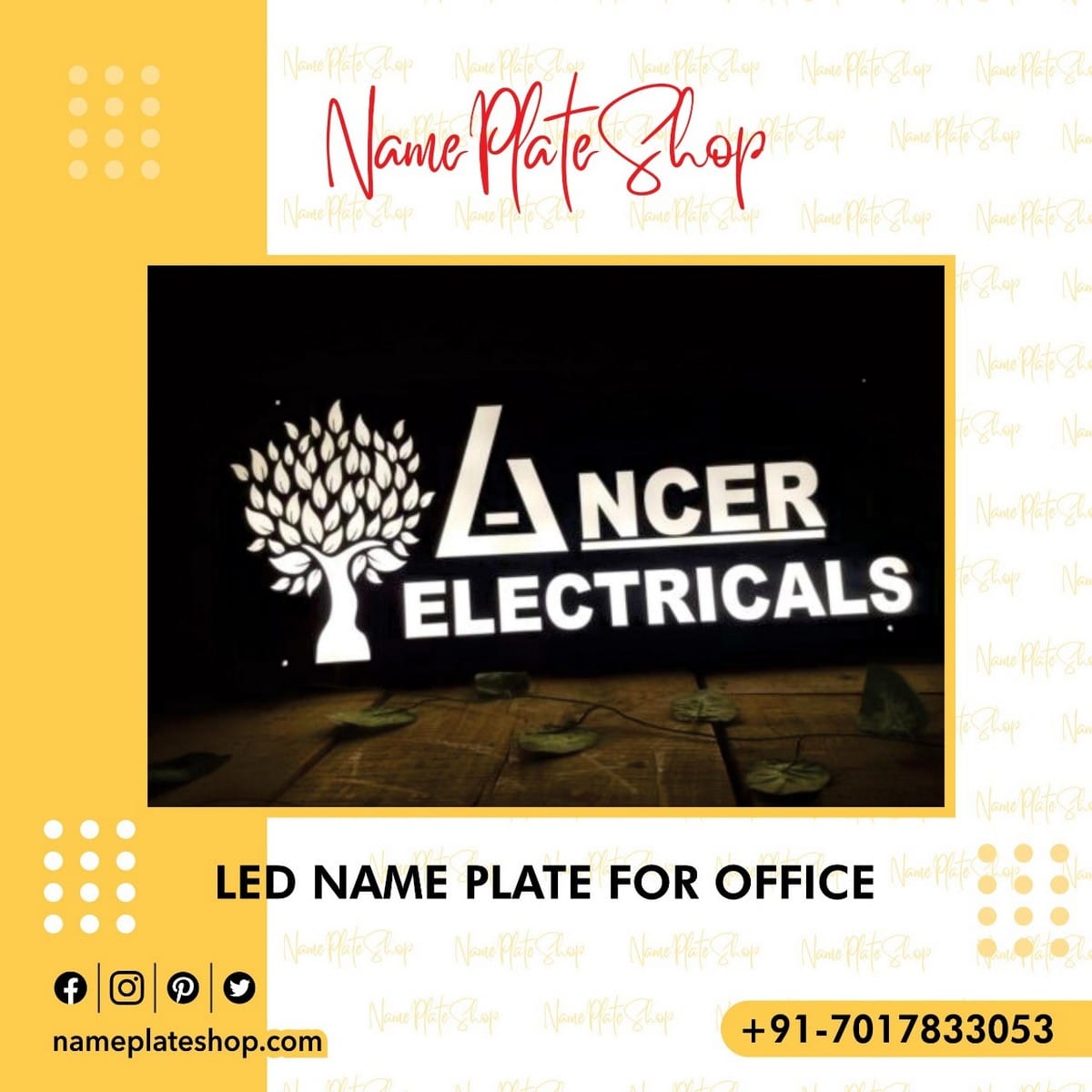 Led Nameplates Nearby Your Place For Your Office