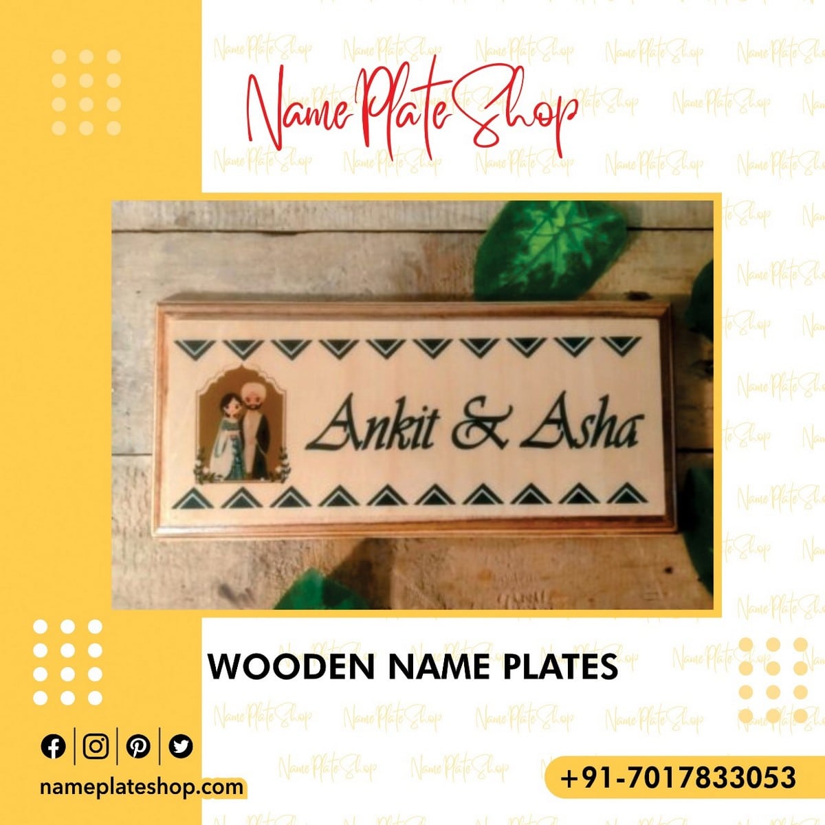 Wooden Name Plates From Nameplateshop