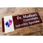 Doctor Acrylic Name Plate 2