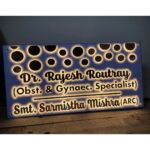 Doctor LED Waterproof Name Plate Acrylic