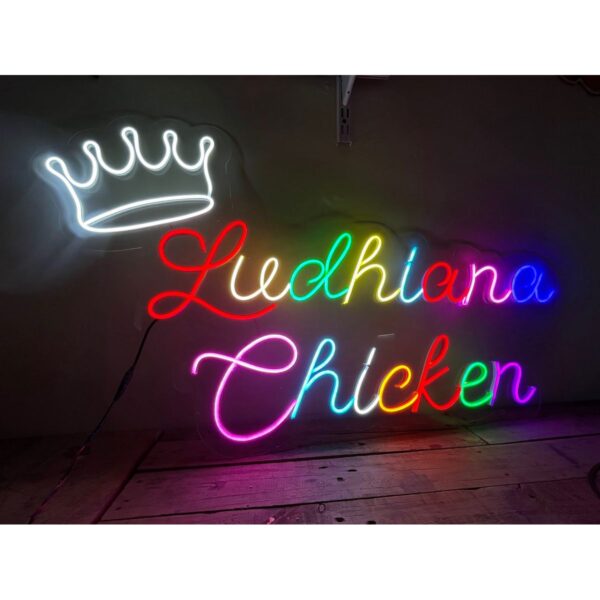 Customized Neon Sign Multicolor Design Online Near Me   Customized Neon Sign 2 600x600 