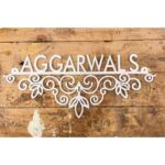 Aggarwals Metal House Name Plate Customizable 1