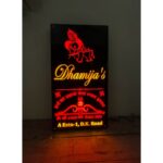 Krishan ji Waterproof Led Name Plate Acrylic 2