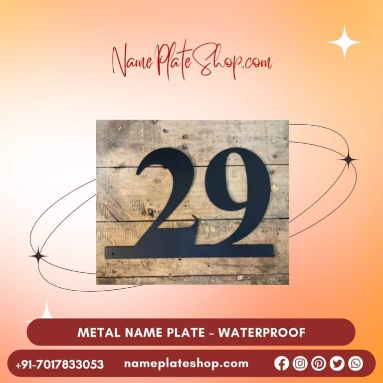 Waterproof Metal Nameplates Exclusive Collection