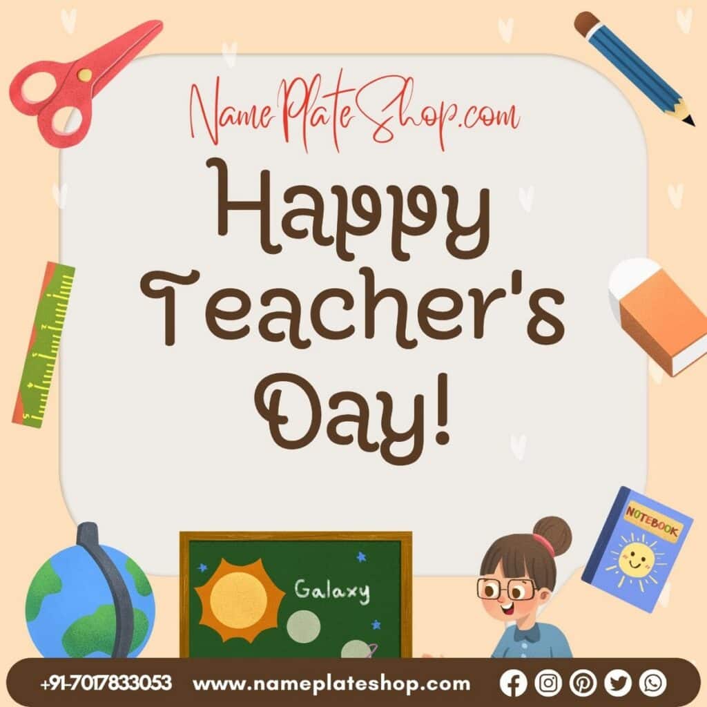 Wishing You Happy Teacher’s Day To All Of You