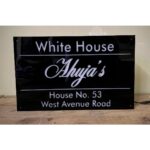 Acrylic LED House Name Plate customisable