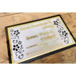 Designer Acrylic Home Name Plate 3