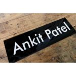 Home Acrylic Name Plate waterproof 2