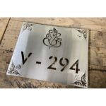 Stainless Steel 304 Waterproof Name Plate 5