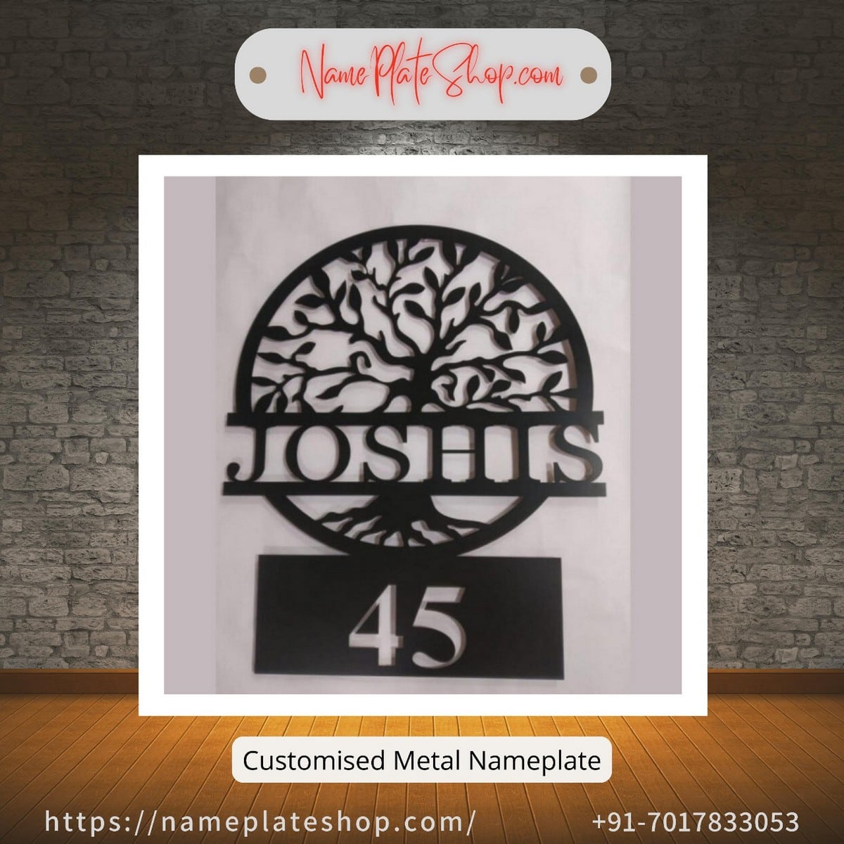 Shop For Customized Metal Nameplate On NamePlateShop 1