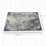 White & Golden Resin Name Plate3