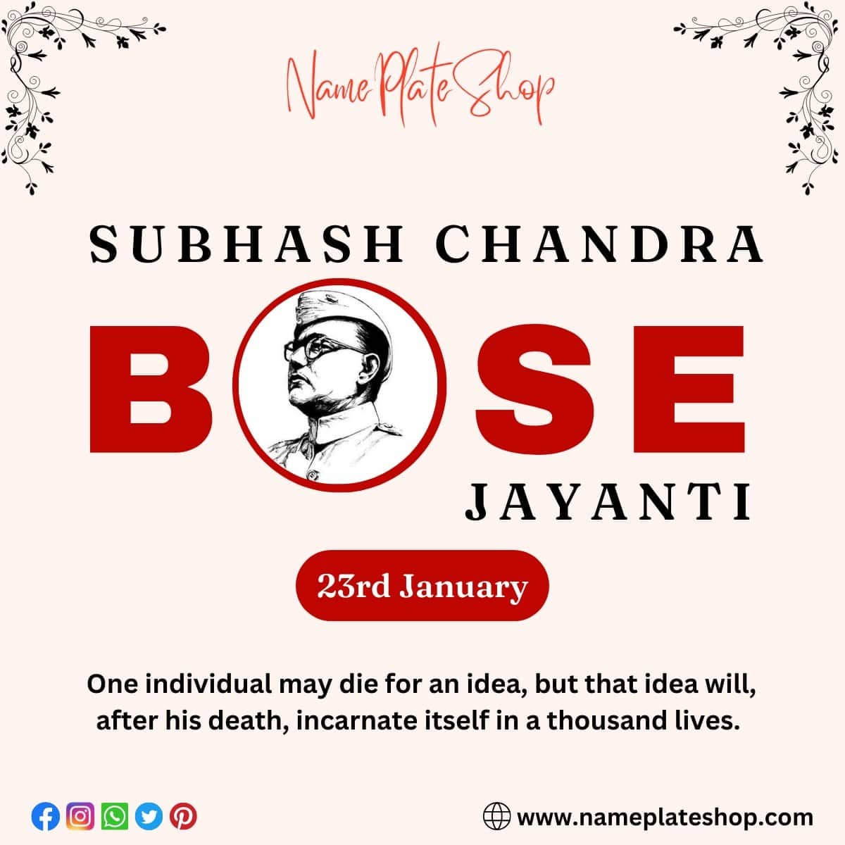Happy Subhas Chandra Bose Jayanti To All Of You1