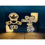 Indian Navy Acrylic LED Name Plate