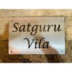 Stainless Steel 304 Laser cut Name Plate 2 mm thickness