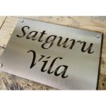 Stainless Steel 304 Laser cut Name Plate 2 mm thickness 2