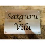 Stainless Steel 304 Laser cut Name Plate 2 mm thickness 3