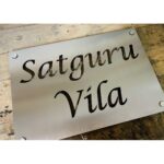 Stainless Steel 304 Laser cut Name Plate 2 mm thickness 4