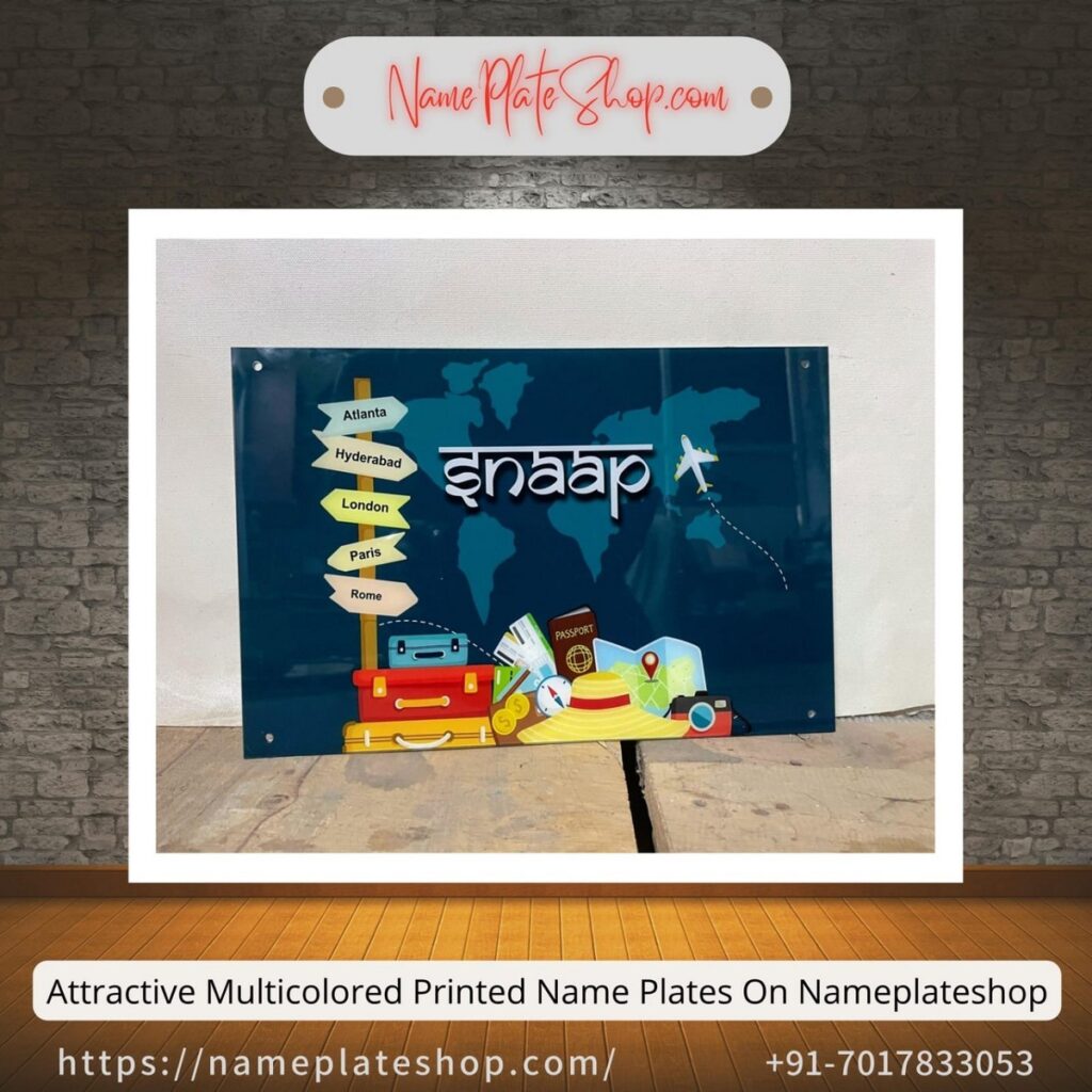 We Have Best Multicolored Printed Nameplate At NamePlateShop 1