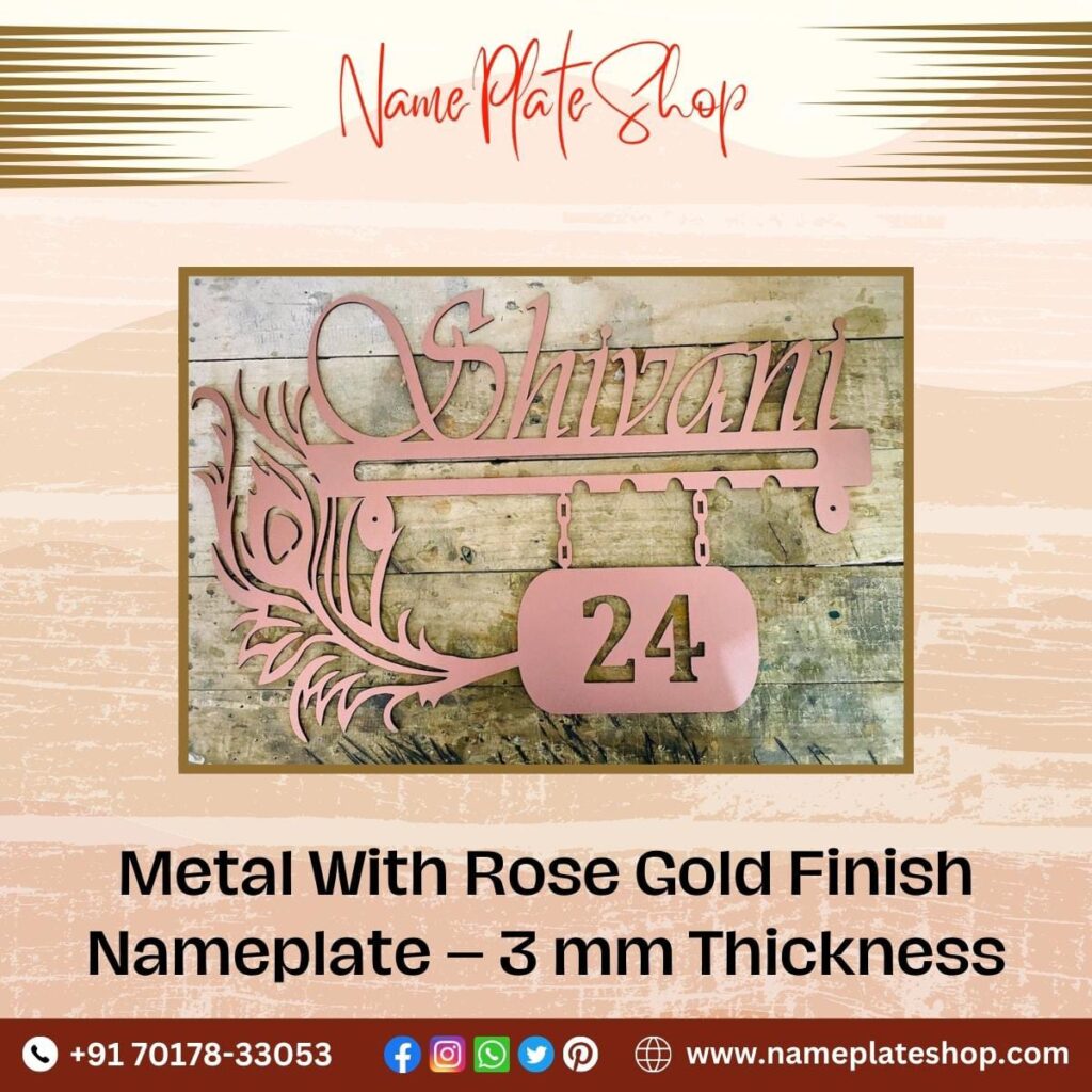 Metal Nameplates Durable And Affordable For Home 3