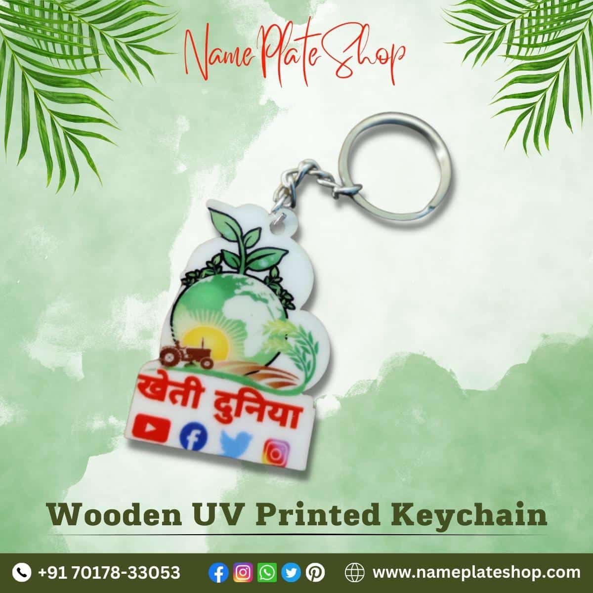Try Buying New UV Printed Keychain Creative Designs